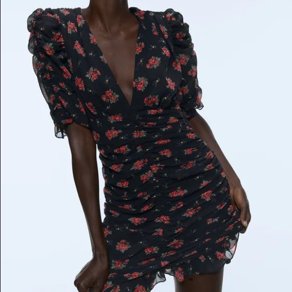 Zara Dresses & Skirts - Zara Draped Dress - xs